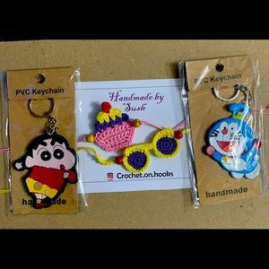 Handmade Rakhee for kids crochet